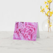 Hinweis auf rosafarbene Blume Karte (Gelbe Blume)