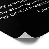 Hinweis auf Sinn und Sensibilität I Poster (Ecke)