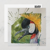 Hinweis auf skandalöse Crane-Postkarten Dankeskarte (Vorne/Hinten)