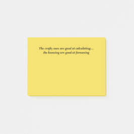 Hinweis auf Sticknotizen Post-it Klebezettel