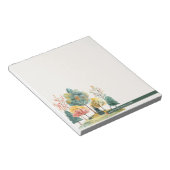 Hinweis aus dem Niedlichen Botanischen Wald Notepa Notizblock (angewinkelt)