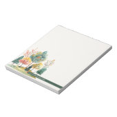 Hinweis aus dem Niedlichen Botanischen Wald Notepa Notizblock (Rotiert)