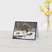 Hinweis aus einer Schneeflocke Karte (Gelbe Blume)