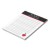 Hinweis des Lehrers | Apple Elementary Notizblock (Rotiert)