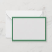 Hinweis des Lehrers Mitteilungskarte (Rückseite)