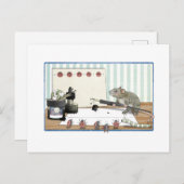 Hinweis einer Maus Postkarte (Vorne/Hinten)