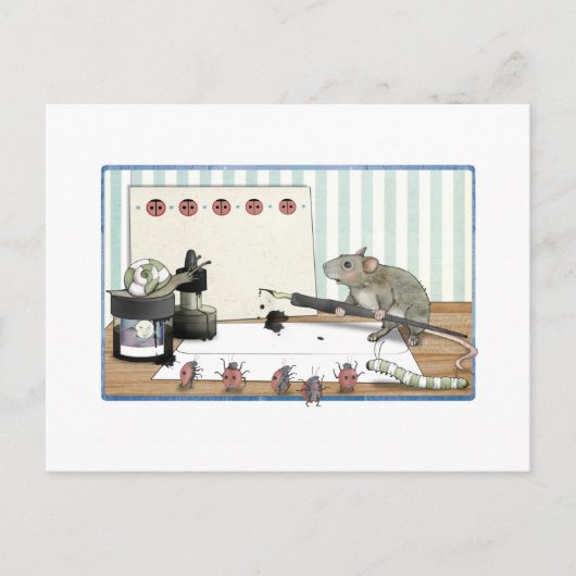 Hinweis einer Maus Postkarte (Vorderseite)