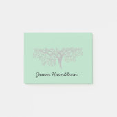 Hinweis - Family Tree mit Name Post-it Klebezettel (Vorderseite)