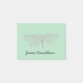 Hinweis - Family Tree mit Name Post-it Klebezettel