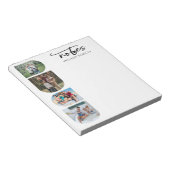 Hinweis Fotolage-Bogenrahmen Notizblock (angewinkelt)