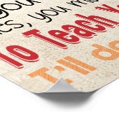 Hinweis für alle Schüler/innen in einem Klassenzim Poster (Ecke)