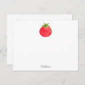 Hinweis für Aquarellkartoffeln Mitteilungskarte (Vorne/Hinten)