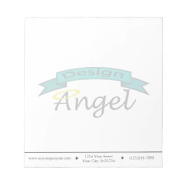 Hinweis für benutzerdefinierte Logo-Markenhinweise Notizblock