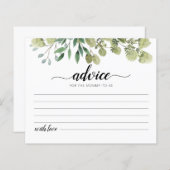 Hinweis für das Baby-Shower-Party der Babys (Vorne/Hinten)