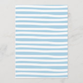 Hinweis für das Brautduschenspiel Blau Weiß (Rückseite)