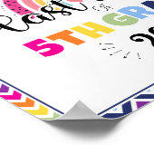 Hinweis für das Foto der 5. Klasse Poster (Ecke)