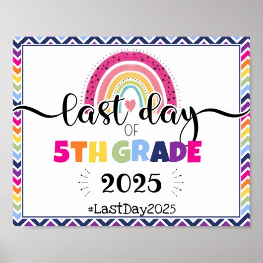 Hinweis für das Foto der 5. Klasse Poster (Vorne)