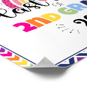 Hinweis für das Foto der zweiten Klasse Poster (Ecke)