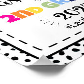 Hinweis für das Foto der zweiten Klasse Poster (Ecke)