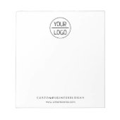 Hinweis für das Logo "Basic Office oder Business C Notizblock (Vorderseite)