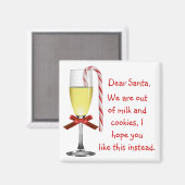 Hinweis für das Weihnachtsmagnet Magnet (Vorderseite/Rückseite)
