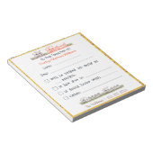 Hinweis für den Lehrer Notepad Notizblock (angewinkelt)