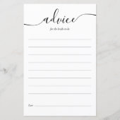 Hinweis für die Bride Brautparty Card (Vorderseite)