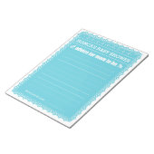 Hinweis für die Mama Blue Papel Picado Kinderdusch Notizblock (angewinkelt)