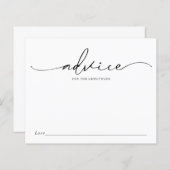 Hinweis für die Newlyweds-Brautparty-Karte (Vorne/Hinten)