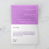 Hinweis für die Übermittlung der ME/CFS-Ermutigung Karte (Innenseite)