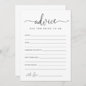 Hinweis für die zukünftige Note Card Mitteilungskarte (Vorne/Hinten)