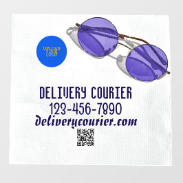 Hinweis für ein benutzerdefiniertes Logo auf Napki Fensteraufkleber