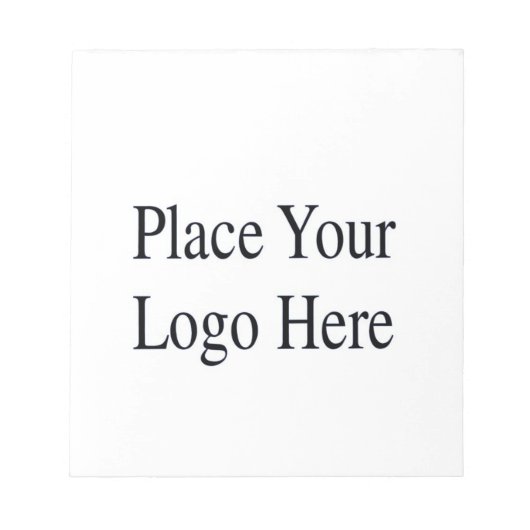 Hinweis für Firmenlogos Notizblock (Vorderseite)