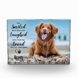 Hinweis für Hunde Achtung Haustier Loss Haustier M Fotoblock