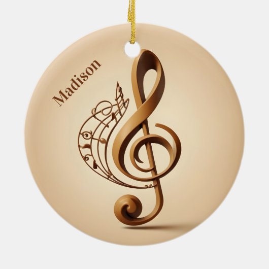 Hinweis für individuelle Name- und Textmusik Keramik Ornament (Hinten)