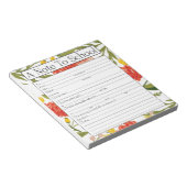 Hinweis für Lehrer Notepad, Schulabwesenheit Entsc Notizblock (angewinkelt)