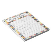 Hinweis für Lehrer Notepad, Schulabwesenheit Entsc Notizblock (angewinkelt)