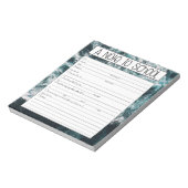 Hinweis für Lehrer Notepad, Schulabwesenheit Entsc Notizblock (Rotiert)