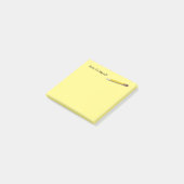 Hinweis für mich post-it klebezettel (angewinkelt)