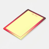 Hinweis für Office Post-it Klebezettel (angewinkelt)