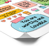 Hinweis für Psychologen der Selbstmütterschule 1 Poster (Ecke)