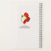 Hinweis für Selbstspirale-Notebook Notizblock (Rückseite)