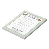 Hinweis für Sportball Notizblock (Rotiert)