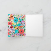 Hinweis für süße Baby Alligator Dankeskarte (Innenseite)