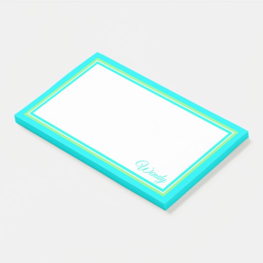 Hinweis für Wendy oder Sie Post-it Klebezettel (angewinkelt)