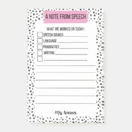 Hinweis für Zuhause - PERSONALISIEREN Post-it Klebezettel