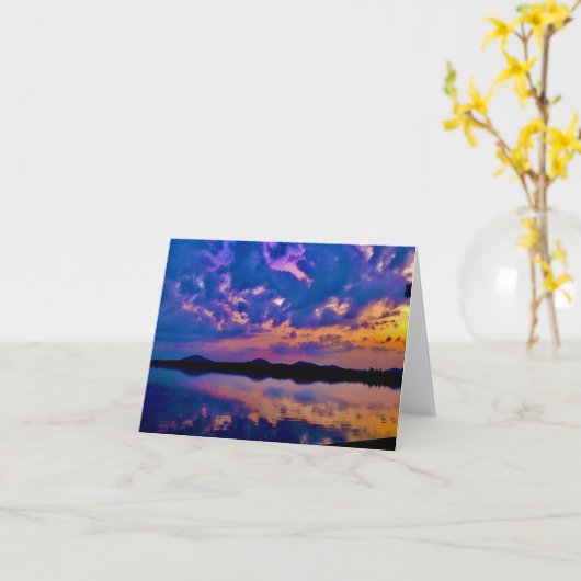 Hinweis: innen leer: jeder Anlass Karte (Gelbe Blume)