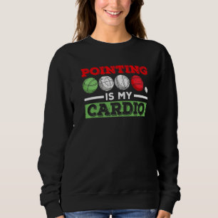 Hinweis ist mein Cardio-Zitat für einen italienisc Sweatshirt