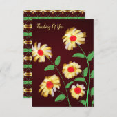 Hinweis-Karte bleibe in Touch RSVP Karte (Vorne/Hinten)