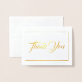 Hinweis Karte dank Kleiner Größe (Vorderseite mit Umschlag)